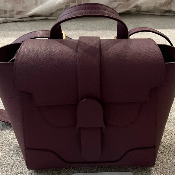 Senreve mini maestro in merlot Leather handbag Senreve Burgundy in Leather - 50409789 main image 2